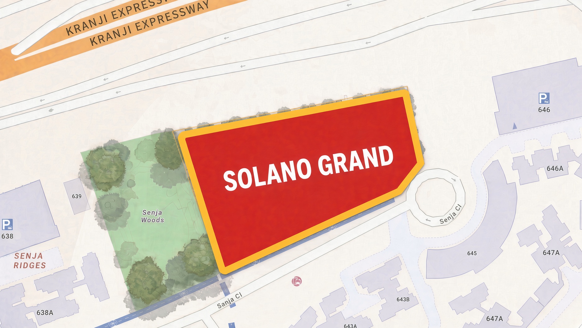 Solano Grand EC Location Map Solano Grand EC Location Map